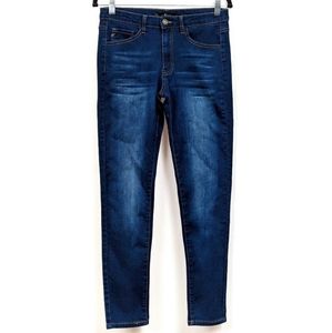 KanCan Skinny Jeans Dark Wash Stretchy Jeggings Five Pocket 28" Inseam Size 28